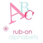 Rub-On Alphabet's