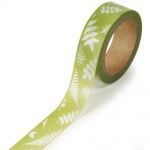 Darice - Washi Masking Tape - Green Ferns