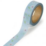 Darice - Washi Masking Tape - Floral Pink/Blue