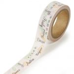 Darice - Washi Masking Tape - Travel Stamp