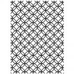 Darice - Embossing Essentials - Embossing Folder - Circle Interlock
