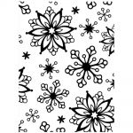 Darice - Embossing Essentials - Embossing Folder - Snowflakes