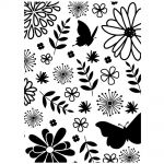 Darice - Embossing Essentials - Embossing Folder - Floral