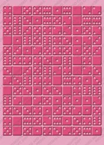 Cuttlebug - Embossing Folder - 5 x7 - Dominos