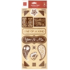 Chatterbox - Sticker Fuzz - Chocolate & Sand