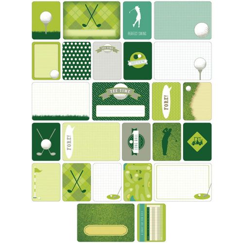 Becky Higgins Project Life - Themed Cards - 40 Card Pack - Golf