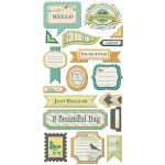 We R Memory Keepers - For the Record - Layered Chipboard Tags