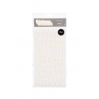 American Crafts - Thickers - Foam - Giggles - Cream