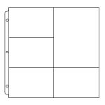 We R Memory Keepers - Page Protectors - 4 - 4x6in 1 - 8x6in - 12x12 Ring Photo Sleeves - 10pk