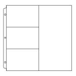 We R Memory Keepers - Page Protectors - 3 - 4x6in 1-  12x6in - 12x12 Ring Photo Sleeves - 10pk