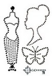 PRIMA MARKETING INC - SAY IT IN CRYSTALS - VINTAGE SHAPES