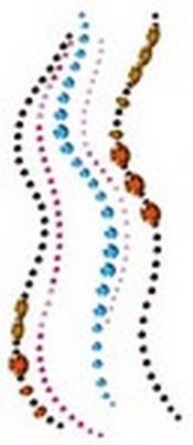 PRIMA MARKETING INC - SAY IT IN CRYSTALS - LINES COLORFUL