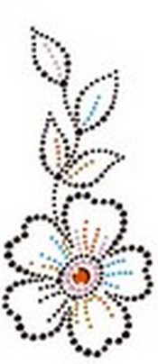 PRIMA MARKETING INC - SAY IT IN CRYSTALS - FLOWER COLORFUL