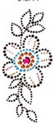 PRIMA MARKETING INC - SAY IT IN CRYSTALS - FLOWER COLORFUL
