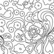 PRIMA MARKETING INC - CLEAR STAMP PAINTABLE FLOWER