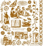 Prima Marketing Inc - Summer 2011 Release - Flocked Rub Ons Londonerry