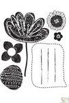 Prima Marketing Inc. Winter 2012 - Clear Stamp 2.5X3 Doodle Deux1