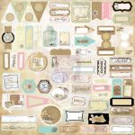 Prima Winter 2013 - Lifetime - 12x12 Journaling Spot Stickers