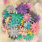 Prima Marketing Inc - Winter 2013 - Hello Pastel Collection - Paper Flowers Multi Pack