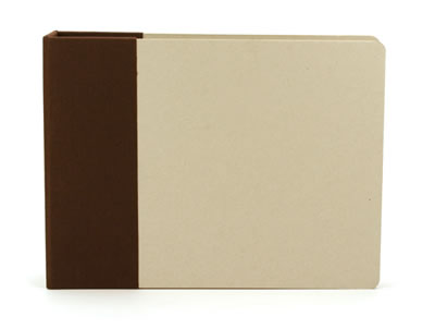 American Crafts - Modern 8 x 8 Album - Chestnut