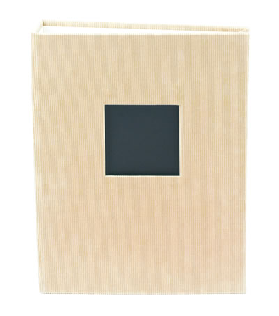 American Crafts - 6x12 D-Ring Corduroy Album - Brown Sugar
