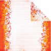 PRIMA MARKETING INC - TROPICS PAPER - FIRE AT SUNSET