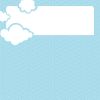 Prima - Signs of Spring  - 12" x 12" Die-Cut Cardstock - Blue Skies