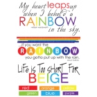 Daisy Bucket Designs - Rub Ons - Rainbow