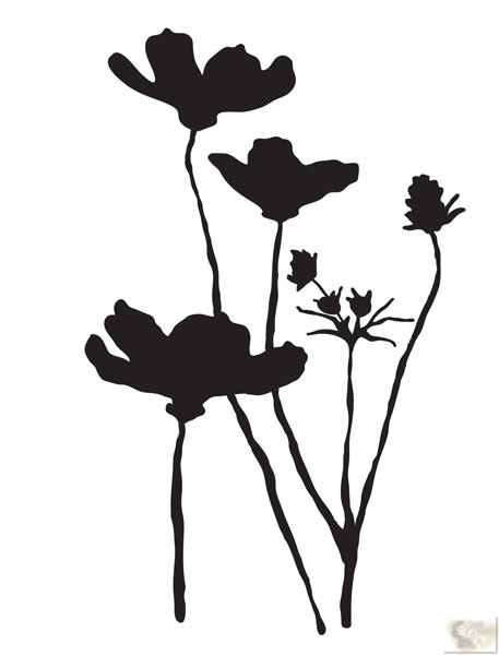 Prima Marketing Inc. Winter 2012 - Foam Stamps Poppy Bunch