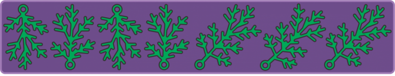 Cheery Lynn Designs Die - Border Dies - Wreath Strip