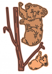 Cheery Lynn Designs Die - Koala Bear