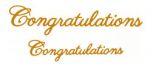 Cheery Lynn Designs Die - Congratulations