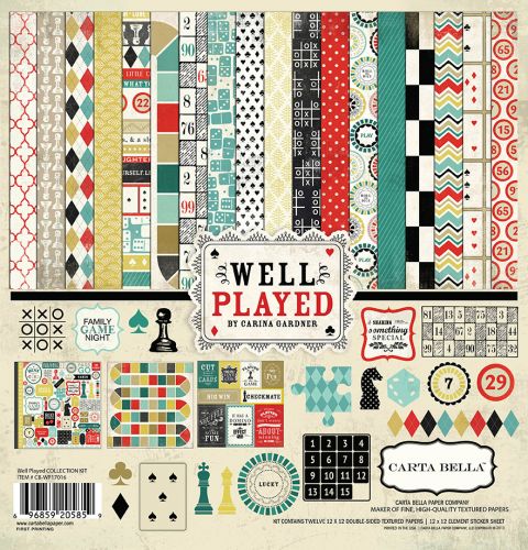 Carta Bella Paper Company - Well Played Collection - Collection Kit