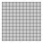Impression Obsession - Cover-A-Card - Cling Mount Rubber Stamp - Graph Paper