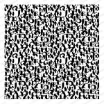 Impression Obsession - Cover-A-Card - Cling Mount Rubber Stamp - Alphabet