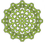 Cheery Lynn Designs Die - Canadian Kaleidoscope Tiny Doily