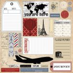 Teresa Collins Designs - Far & Away - 12x12 Die Cut Sheet