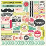 My Minds Eye - Find Your Wings and Fly - Up and Away 12x12 Sticker Accessories
