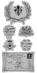 Graphic 45 - French Country Collection - Cling Rubber Stamps - French Country 3