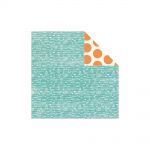My Mind's Eye - Tangerine Jubilee Collection - Awesome Arrow 12 x 12 Double Sided Patterned Paper