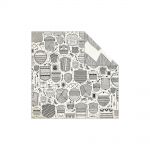 My Mind's Eye - Tangerine Jubilee Collection - Awesome Shield 12 x 12 Double Sided Patterned Paper