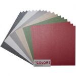 My Mind's Eye - My Colors - Glimmer Cardstock Bundle 12"X12" 18/Pkg - Holiday
