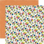 Echo Park Paper Company - Paper and Glue - 12x12" Paper - Pie Charts