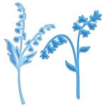 Spellbinders - Shapeabilities - Die D-Lites - Blue Bells and Lily of the Valley