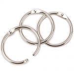 Clear Scraps Chrome Book Ring 2" - 1 Ring Pack