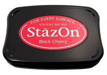 Tsukineko - Staz On - Black Cherry - Solvent Ink Pad