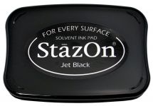 Tsukineko - Staz On - Jet Black - Solvent Ink Pad