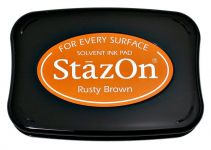 Tsukineko - Staz On - Rusty Brown - Solvent Ink Pad