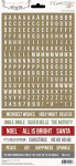Teresa Collins Designs - Tinsel & Company - Alpha & Label Stickers
