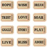 Tim Holtz - Idea-ology - Spiral Bound Adage Tickets Book 8.75"X3.25"
